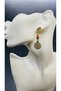 Handmade Brass Apparatus ,Brass Clip Czech Glass Women's Earrings - 2