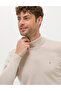 Sand Melange Slim Fit Turtleneck Basic Knitwear Sweater 50276531-Vr123 - 2