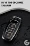 Audi Compatible A3, A4, A6, A7, A8, B9, C8, 4K, D5, S7, S8, Q7, Q8, E-Tron Silver Edge Tpu Key Case Cover (Black) - 3