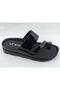 1740 Black Patent Leather Comfort Casual Slippers