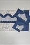 Handmade Lace, Border, and Patterned Duvet Cover Set-Indigo - 3