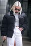 Black Plush Oversize Coat Mg1371