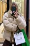 Beige Plush Oversize Coat Mg1371 - 3