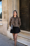 Leopard Patterned Crew Neck Cardigan - 3
