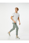 Jogger Parachute Sweatpants with Elastic Waist and Zipper Pocket