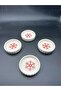 Handmade Winter Time 4-Piece Snack Sauce Bowl
