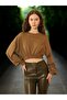 Women'S, Loose, Crop Blouse