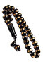 Gift Spare Habbeli Globe Cut Brass Spiral Fishing Stone Rosary - 2