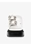 Women's Buckle Accent Flatform Sandals - 5