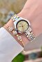 Gold Metallic Color Women's Wrist Watch - 4