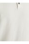 Polo Neck Knitwear Sweater Short Sleeve Buttoned - 6