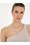 Beige Extra Slim One-Shoulder T-Shirt 50284718-Vr085 - 2