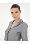 Gray Regular Fit Crop Top Short Sleeve Shirt 50288783 -Vr024 - 2