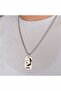 Recep Tayyip Erdogan Figured Reis Written Steel Imprint Necklace - 2