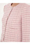 Pink Tweed Crop Jacket 50282077-Vr041 - 7