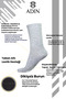 Bamboo Sports Plain Tennis Socks Seamless Socks Gray 12 Pairs - 6