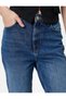 High Waist Mom Fit Jeans Fabric Blended - Mom Jean - 5