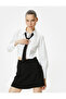 Mini Shorts Skirt A-line High Waist Relaxed Fit - 2
