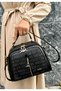 Polo Clup of Colors Women's Black 5 Compartment Hand and Shoulder Bag - 5