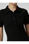 Polo Neck Mini Dress A-line Short Sleeve Ribbed - 5