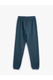 Jogger Sweatpants with Lace-Up Waistband and Elastic Cuffs - 2