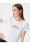 Crew Neck Short Sleeve Printed Sports T-Shirt - Comfortable Fit