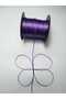 1 mm 50 Meter Purple Parachute Cord Macramé Bracelet Necklace Bead Jewelry Design Hair Braiding Cord