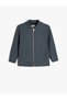 Gray Boy's Ribbed Coat - 3