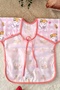 Carrot Patterned Liquid Proof Unisex Activity and Feeding Bib 6-24 Months - 5
