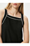 Halter Neck Dress Mini Strap Stripe Detail - 5