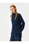 Knitwear Tunic Sweater Stand Collar Long Sleeve Comfortable Fit