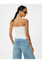 Strapless Bustier Crop Slim Fit - 4