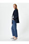 Mom Fit Jeans Standard Waist Pocket Cotton - Mom Jean