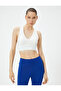 U Collar Covered Bra - Sports, Thick Cross Strap - 3