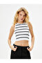 Crop Athlete Crew Neck Sleeveless Slim Fit Ribbed - 3
