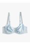 Stone-Embellished Bra with Underwire, Non-Padded, Non-Cupped - 7