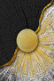Hari̇kabi̇rev | Black -Gold Color Abstract Set 02 | Framed Glass Table 3 Pieces Vertical - 3