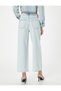 Short Wide Leg Jeans Standard Waist Pocket - Bianca Crop Wide Leg Jeans - 4