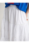 A-Line Standard Waist - Layered and Lined Comfortable Long Skirt - 6