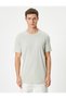 Basic T-Shirt Slim Fit Crew Neck Short Sleeve - 3