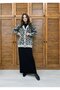 Premium Quality Leopard Pattern Cardigan Suit Skirt Cardigan Underwear Three Piece Knitwear Suit - 2