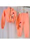 Girls Butterfly Embroidered Crop Tracksuit Set - 2