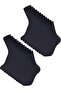 6 Pack Unisex Super Economical Plain Black Tennis Socks Crpbkl 1235719363 - 2
