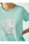 Crew Neck Short Sleeve Printed T-Shirt - 5