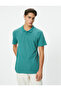 Polo Neck T-Shirt Slim Fit Buttoned Short Sleeve - 3