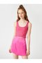 Ribbed Athlete Thick Straps Hollow Collar - 3