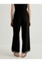 Viscose Trousers Culotte Embroidery Detailed Normal Waist - 4