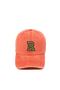 R - Washable Baseball Cap with College Font and Letter