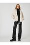 Plush Coat Hooded Pocket Zippered - 2