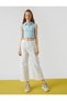 Polo Collar Sleeveless Cotton Cropped Tank Top - 2